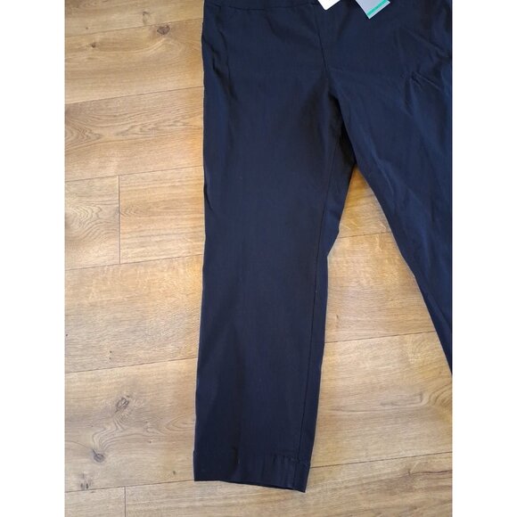 Soft Surroundings Straight Leg Ankle Stretch Pants 2X Black NWT - Picture 4 of 8